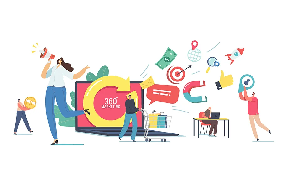 کمپین 360 درجه چیست؟ اهمیت تبلیغات 360