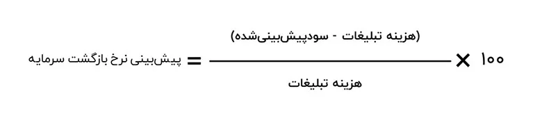 فرمول پیشرفته نرخ بازگشت سرمایه