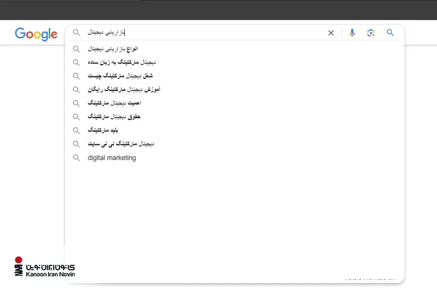 پیدا کردن کلمات کلیدی دم دراز به کمک پیشنهادات گوگل