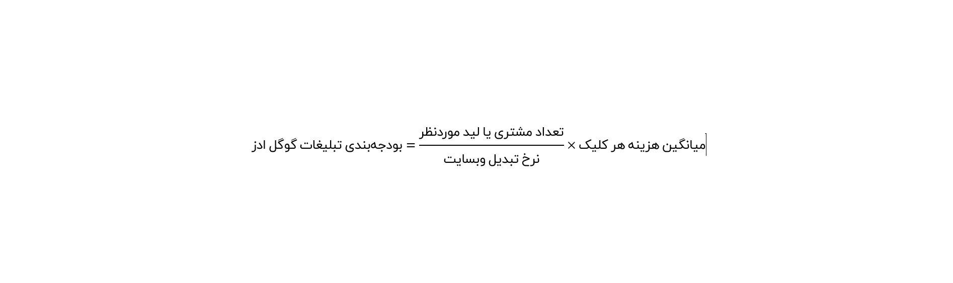 هزینه تبلیغات گوگل ادز