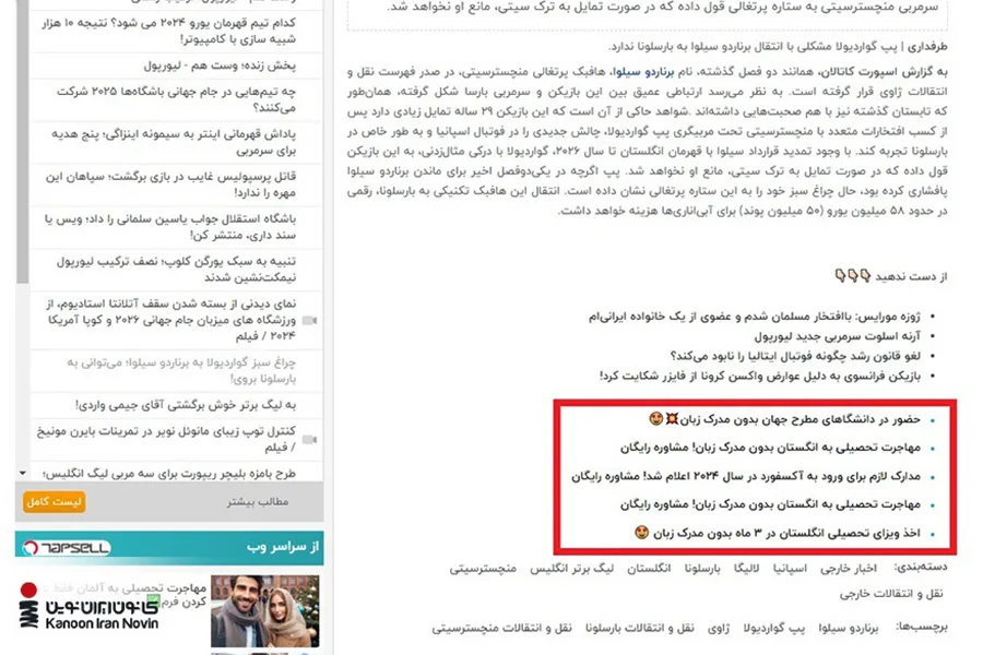 تبلیغ تصویری، یکی از انواع تبلیغات همسان است.