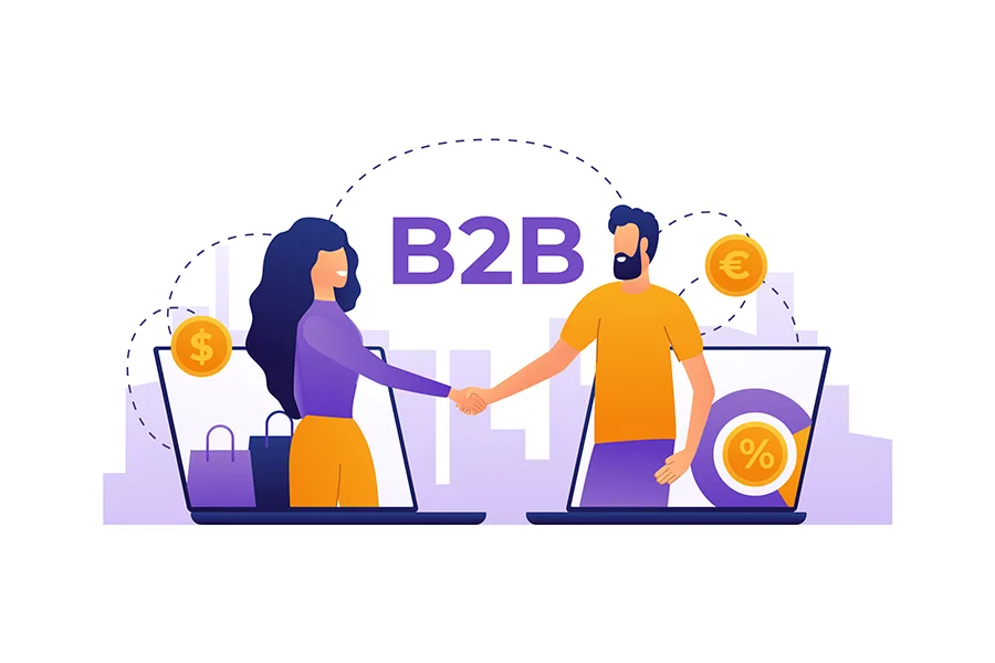 بازاریابی B2B یا بازاریابی صنعتی به آن استراتژی‌ها و شیوه‌های بازاریابی اطلاق می‌شود که یک کسب‌وکار برای بازاریابی و فروش محصولات و خدمات خود به کسب‌وکارهای دیگر استفاده می‌کند