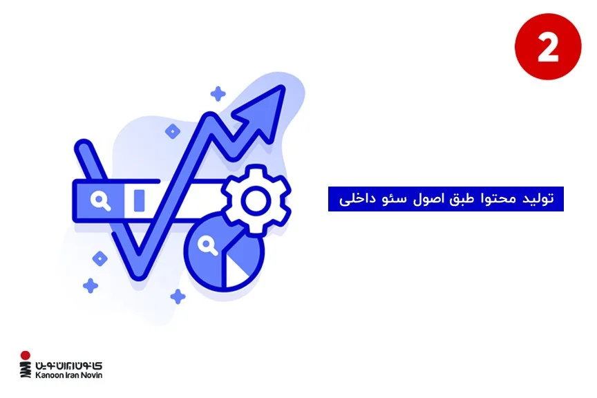 محتوای تولیدشده باید مطابق با اصول سئو داخلی سایت باشد