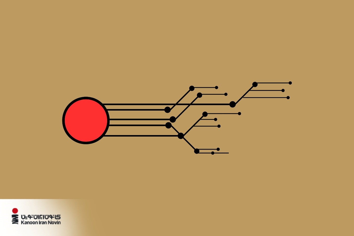 شبکهای از خطوط و نقطهها نماد آنالیز داده