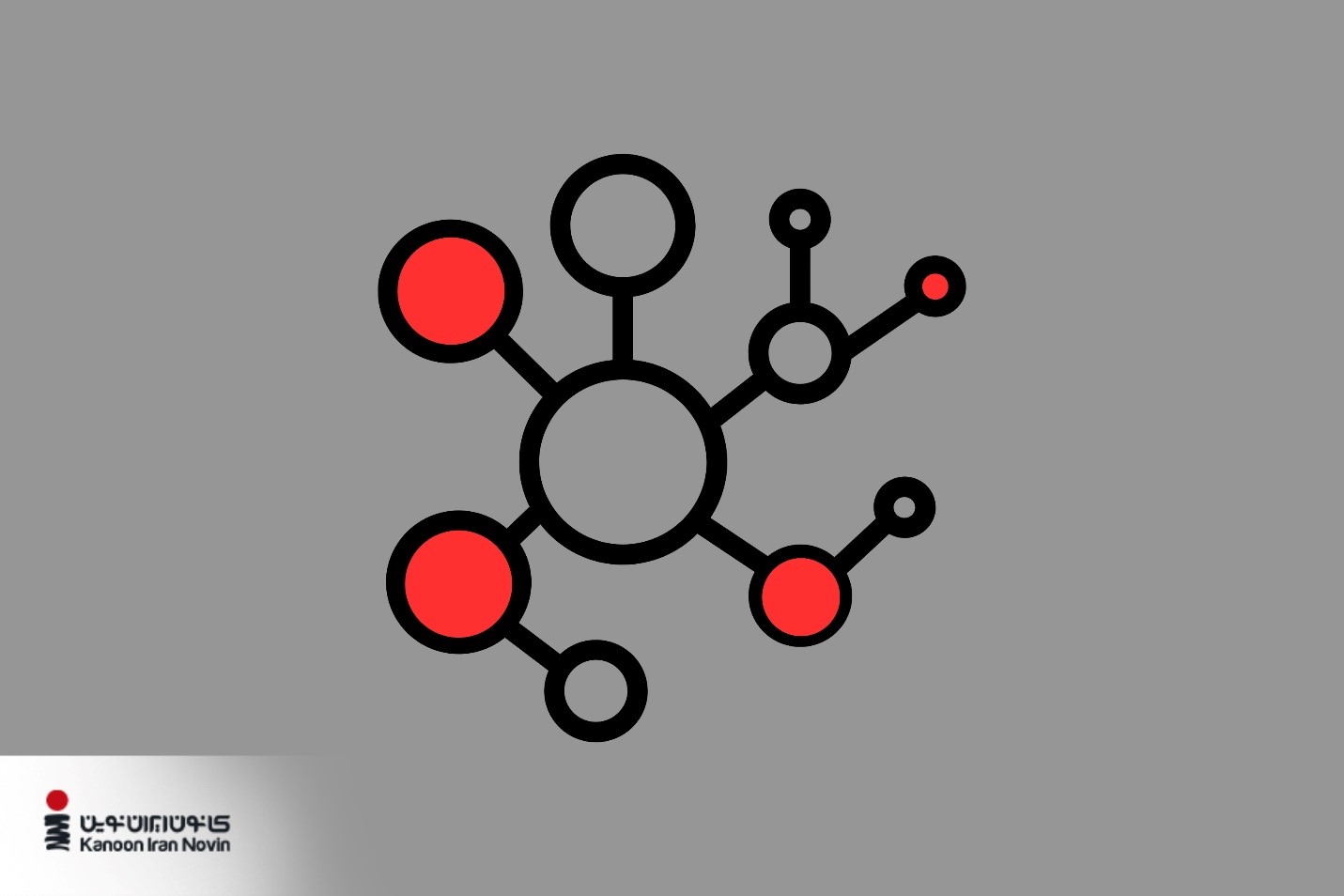 مجموعه نقاط و خطوط نماد شبکه و ارتباط 