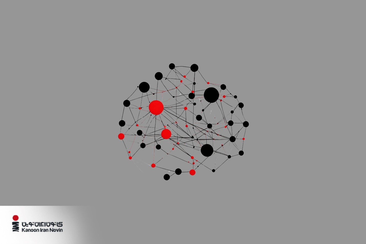 مجموعه‌ای از نقاط و خطوط که تشکیل یک شبکه داده‌اند نماد لینک‌های یک وبسایت