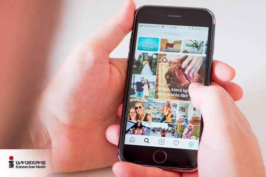 قلاب در اینستاگرام دقیقا نقطه دیده شدن شماست.